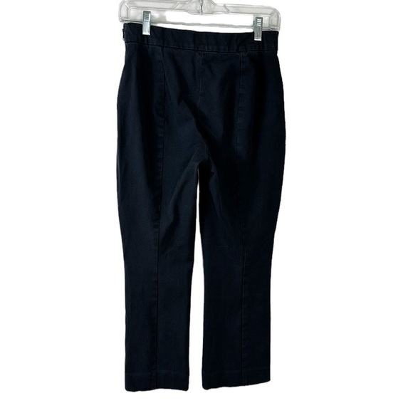 Everlane Ankle Crop Pant Women's 6 Washed Black Woven Stretch Inseam 25.25" - Picture 3 of 14